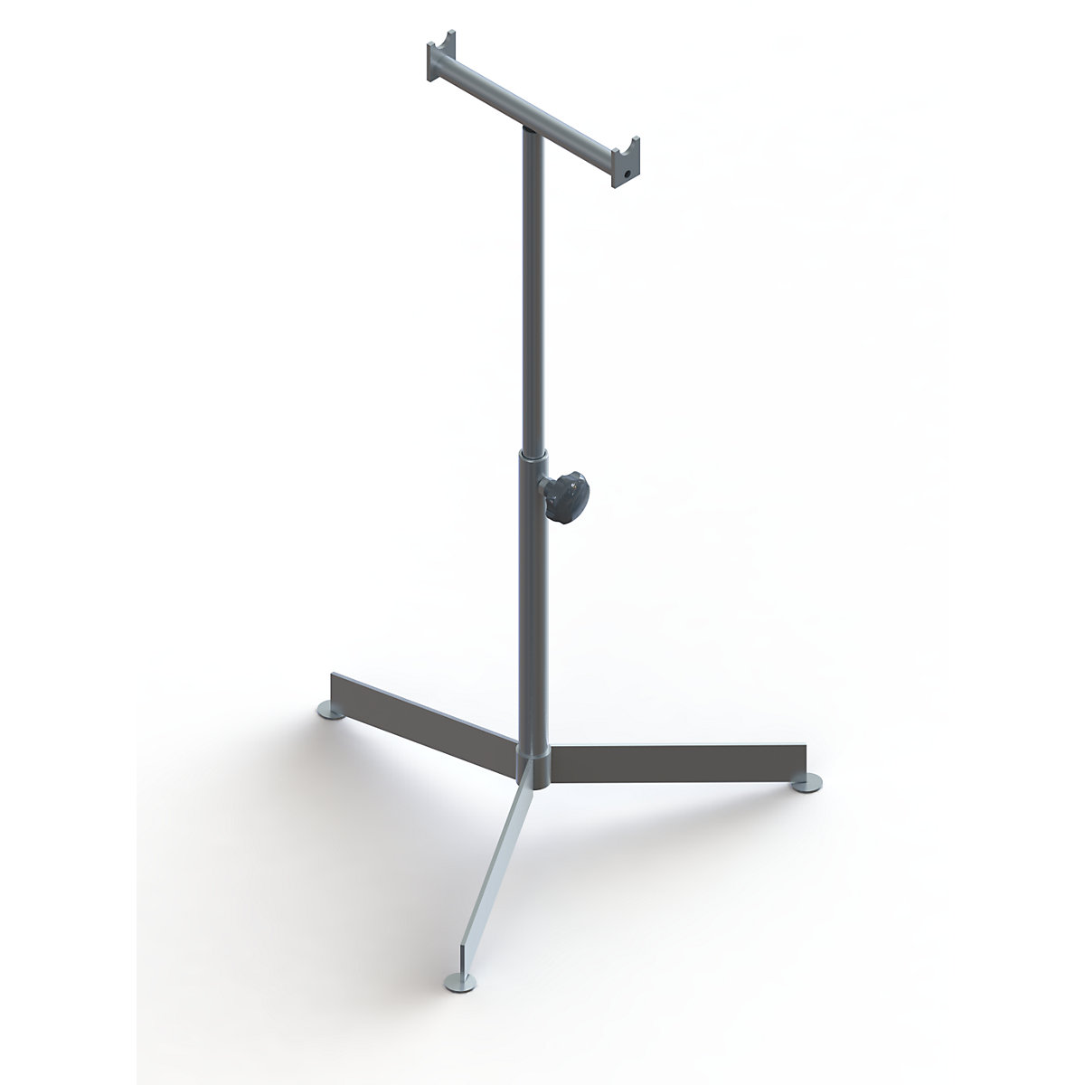 Treppiedi leggero – Gura, per nastri larghi 300 mm, altezza d'appoggio 590 – 1080 mm-0