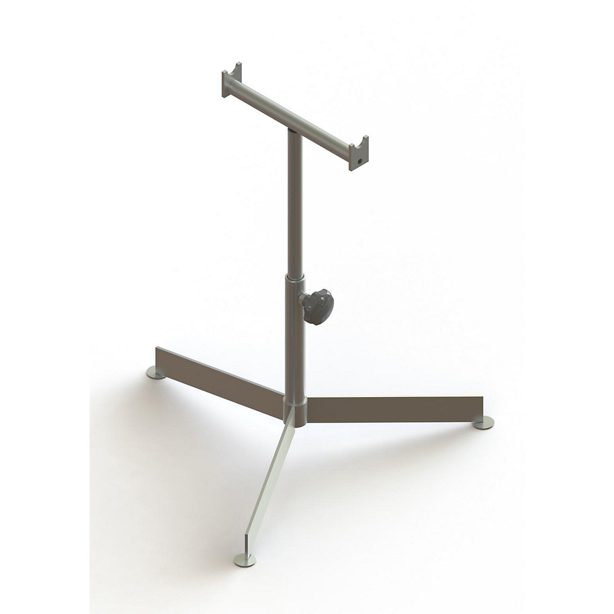 Treppiedi leggero – Gura, per nastri larghi 300 mm, altezza d'appoggio 430 – 720 mm-0