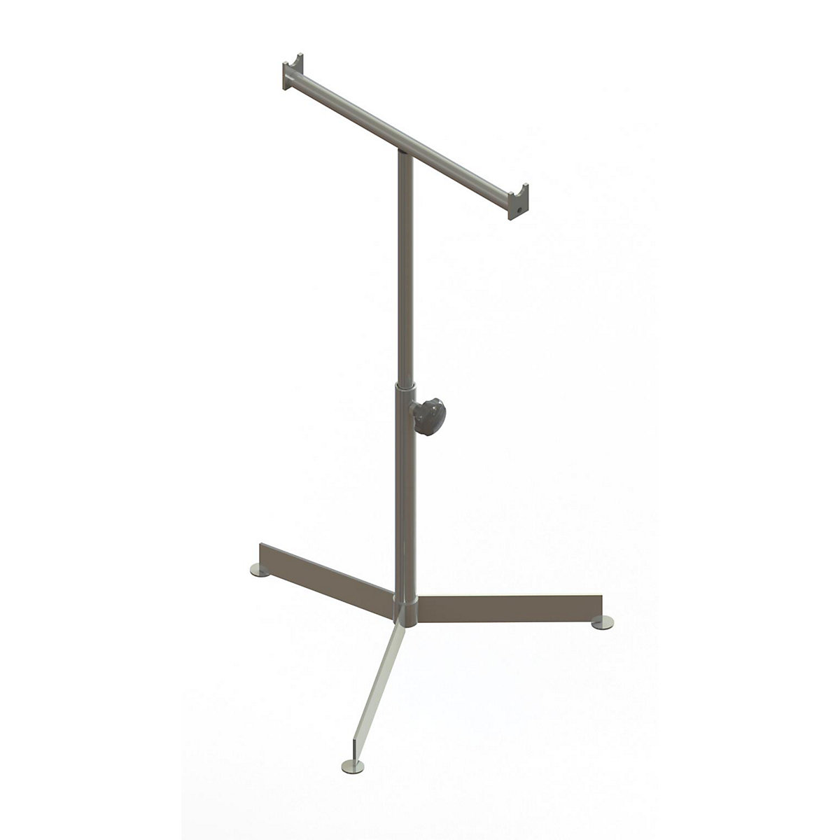 Treppiedi leggero – Gura, per nastri larghi 500 mm, altezza d'appoggio 590 – 1080 mm-0