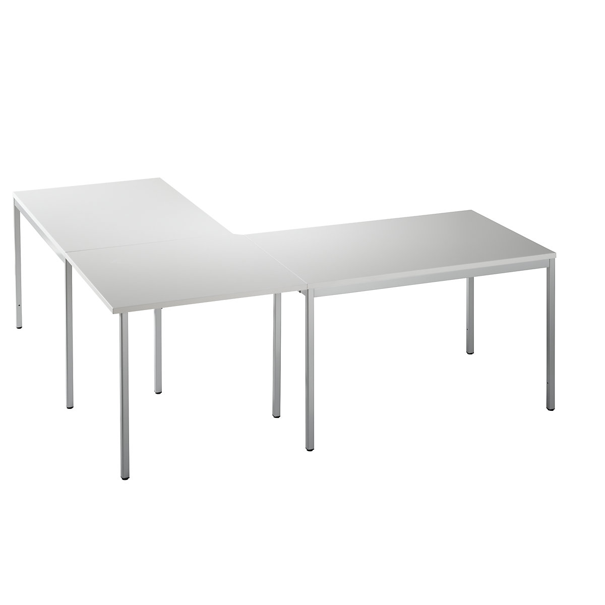 Angolare LENA, largh. x prof. 835 x 835 mm, con basamento, grigio chiaro-0