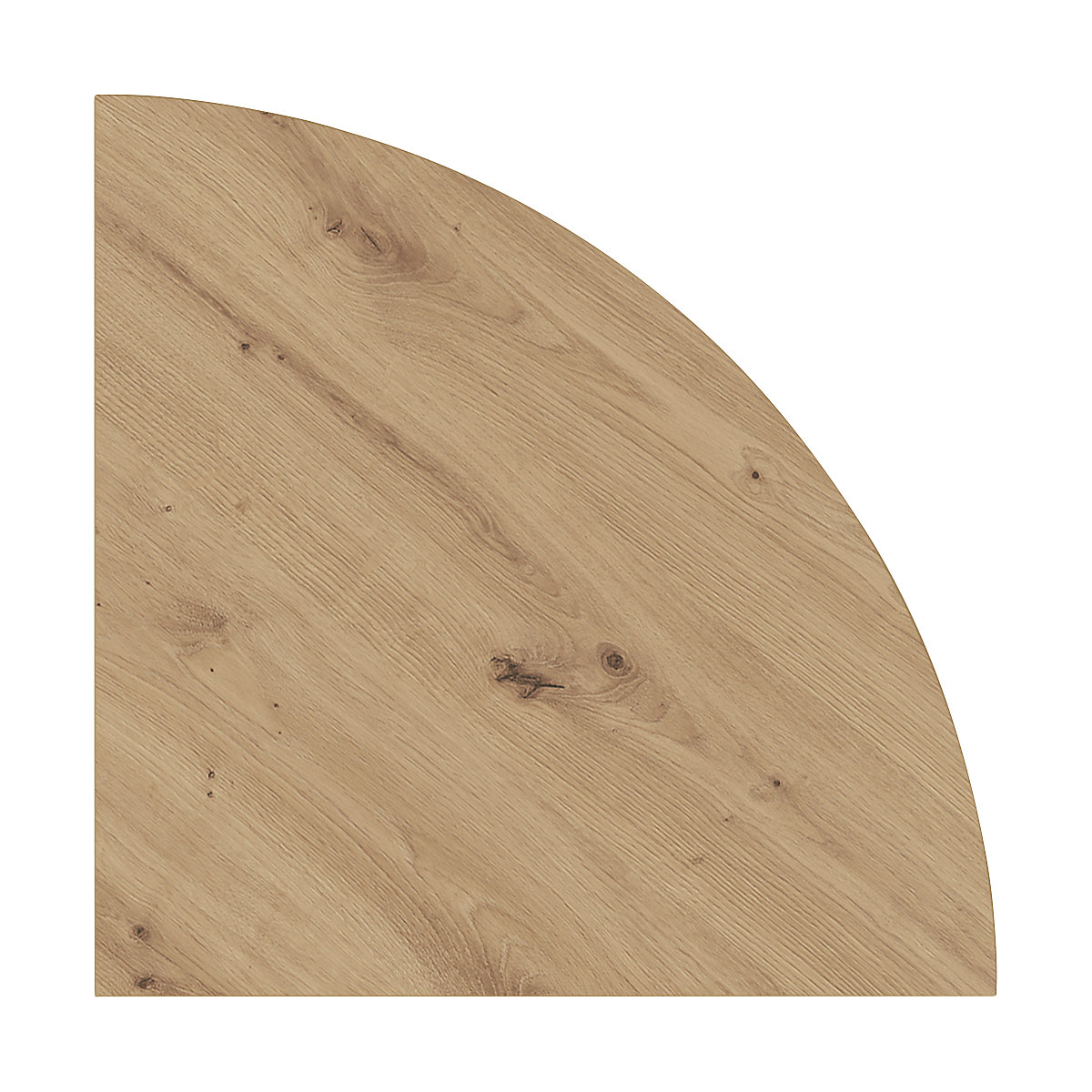 Angolare ANNY – eurokraft pro, quarto di cerchio di 90°, rovere nodato-0