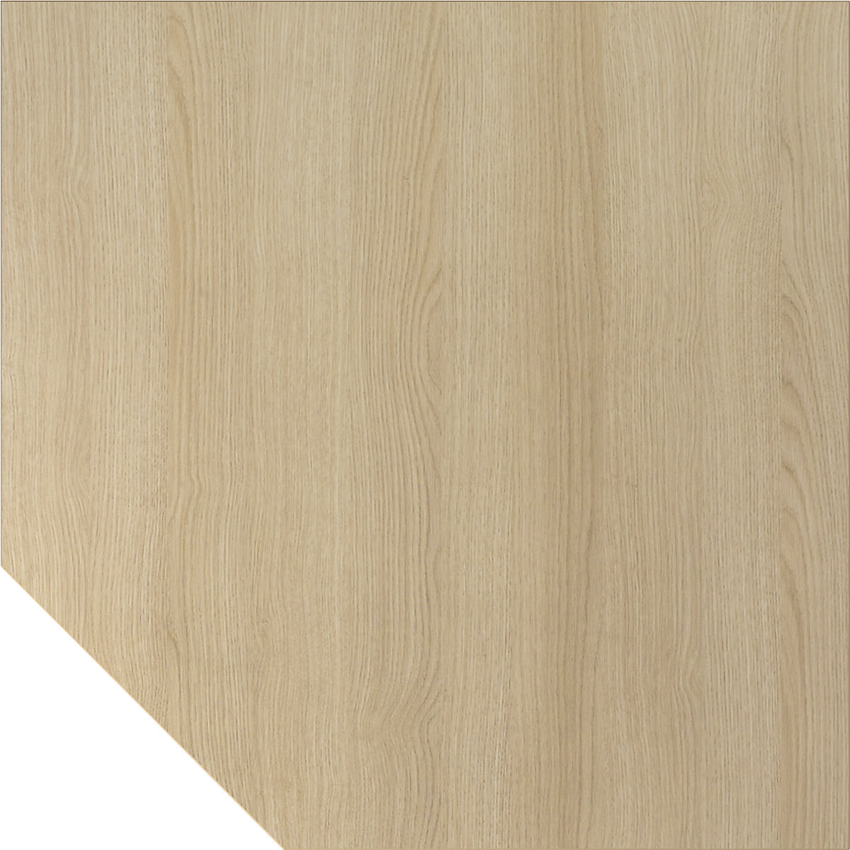 Angolare ANNY – eurokraft pro, a forma trapezoidale montante incl., quercia / alluminio brillante-0