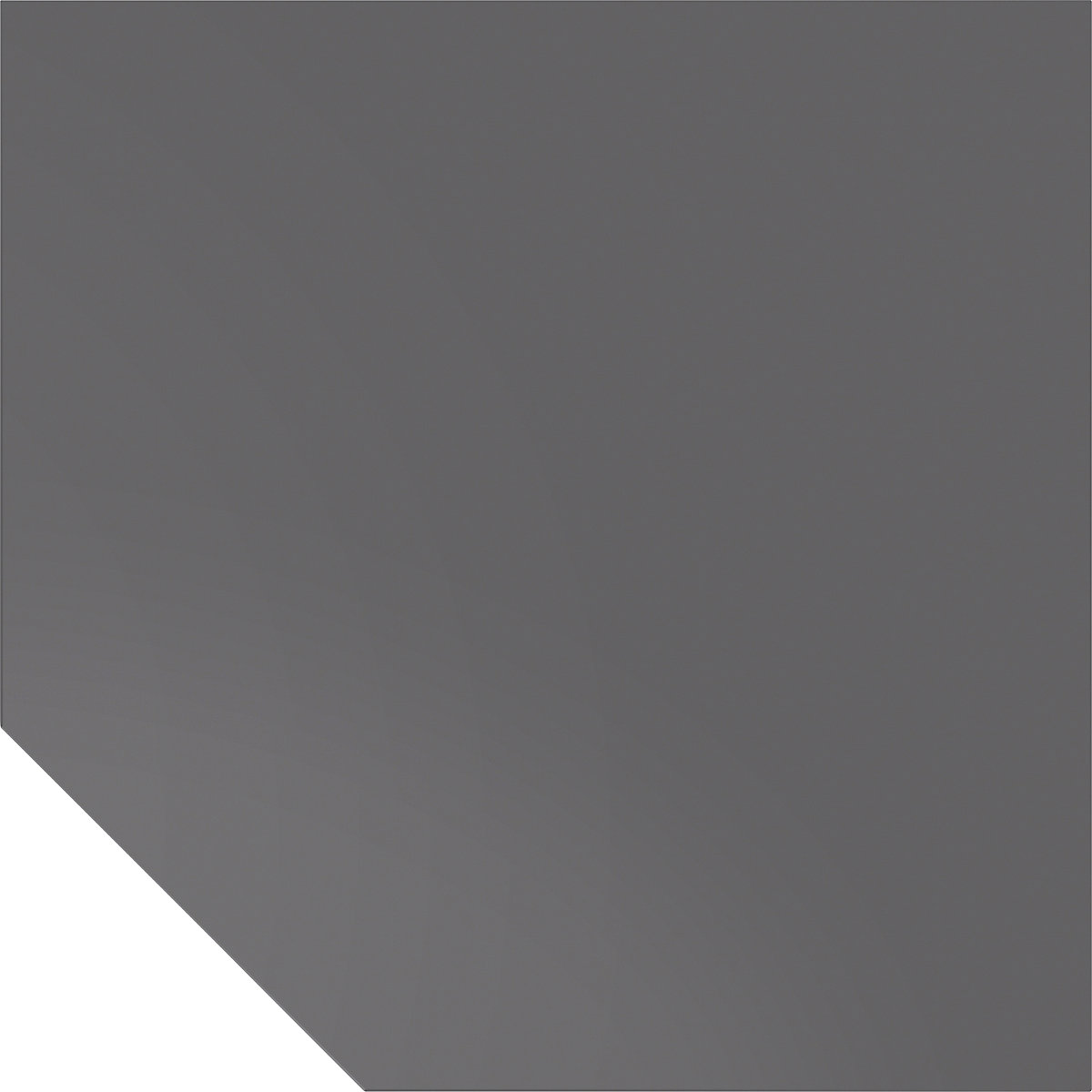 Angolare ANNY – eurokraft pro, a forma trapezoidale montante incl., grafite / grafite-0