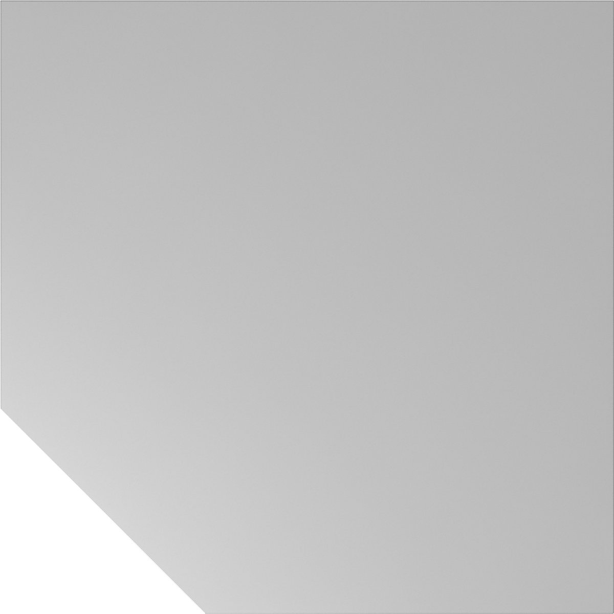 Angolare ANNY – eurokraft pro, a forma trapezoidale montante incl., grigio chiaro / bianco-0