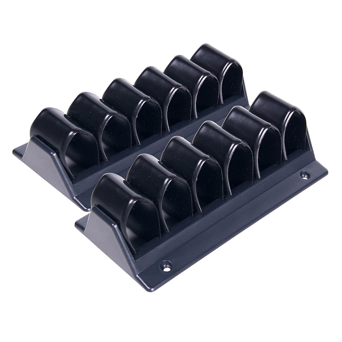 Clip multicavo – Dataflex, set da 2 pezzi, nero-0
