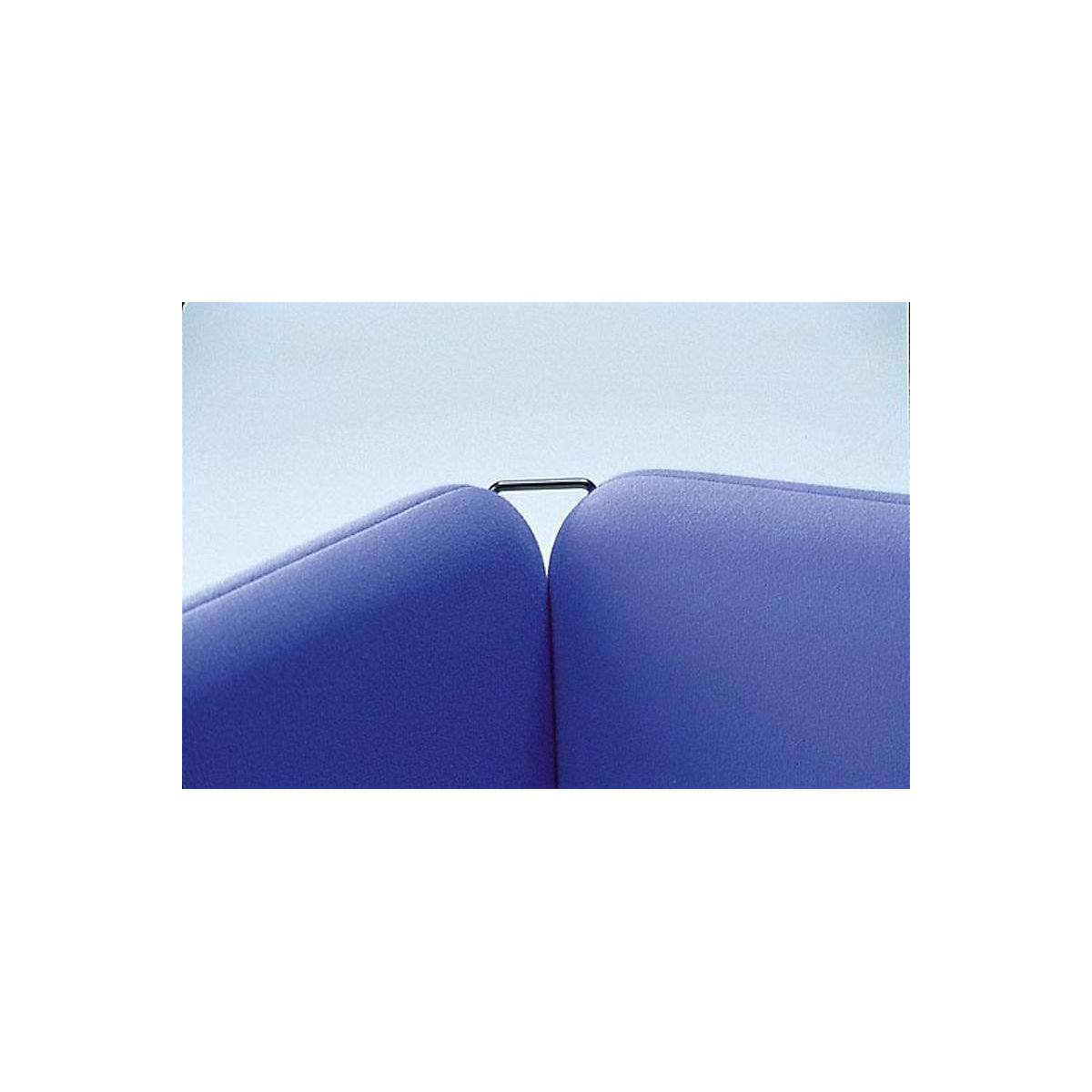 Elemento di collegamento per divisori fonoassorbenti modulari Softline