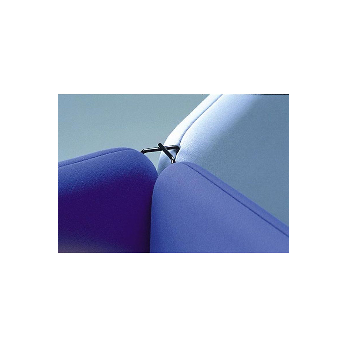 Elemento di collegamento per divisori fonoassorbenti modulari Softline