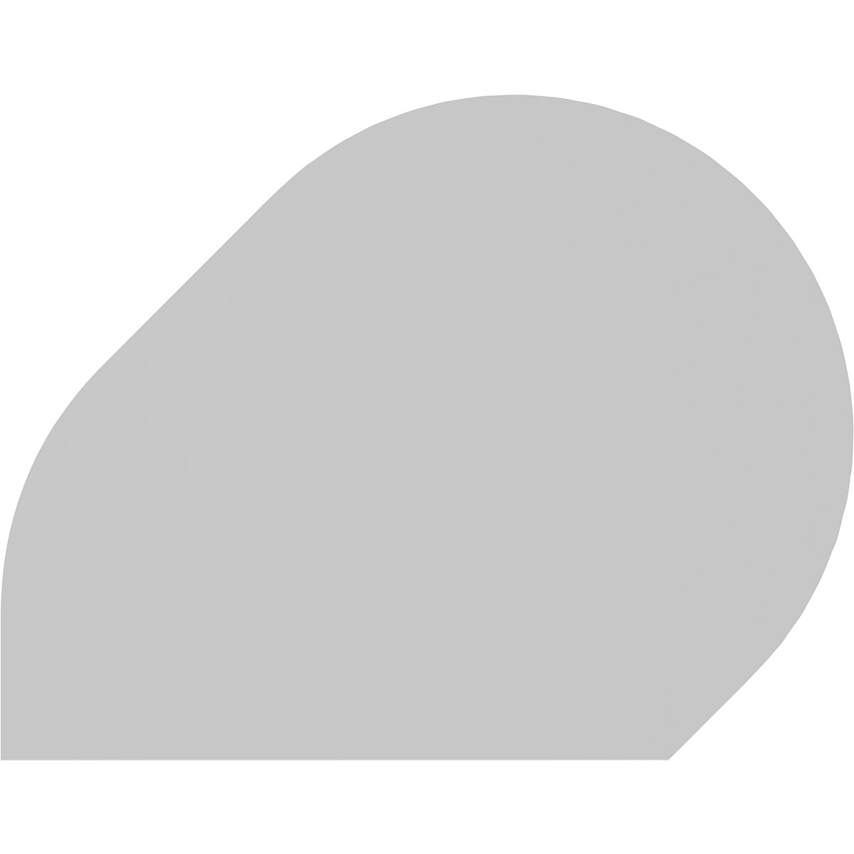 Piano laterale ANNY – eurokraft pro, montante incluso, grigio chiaro / bianco-0