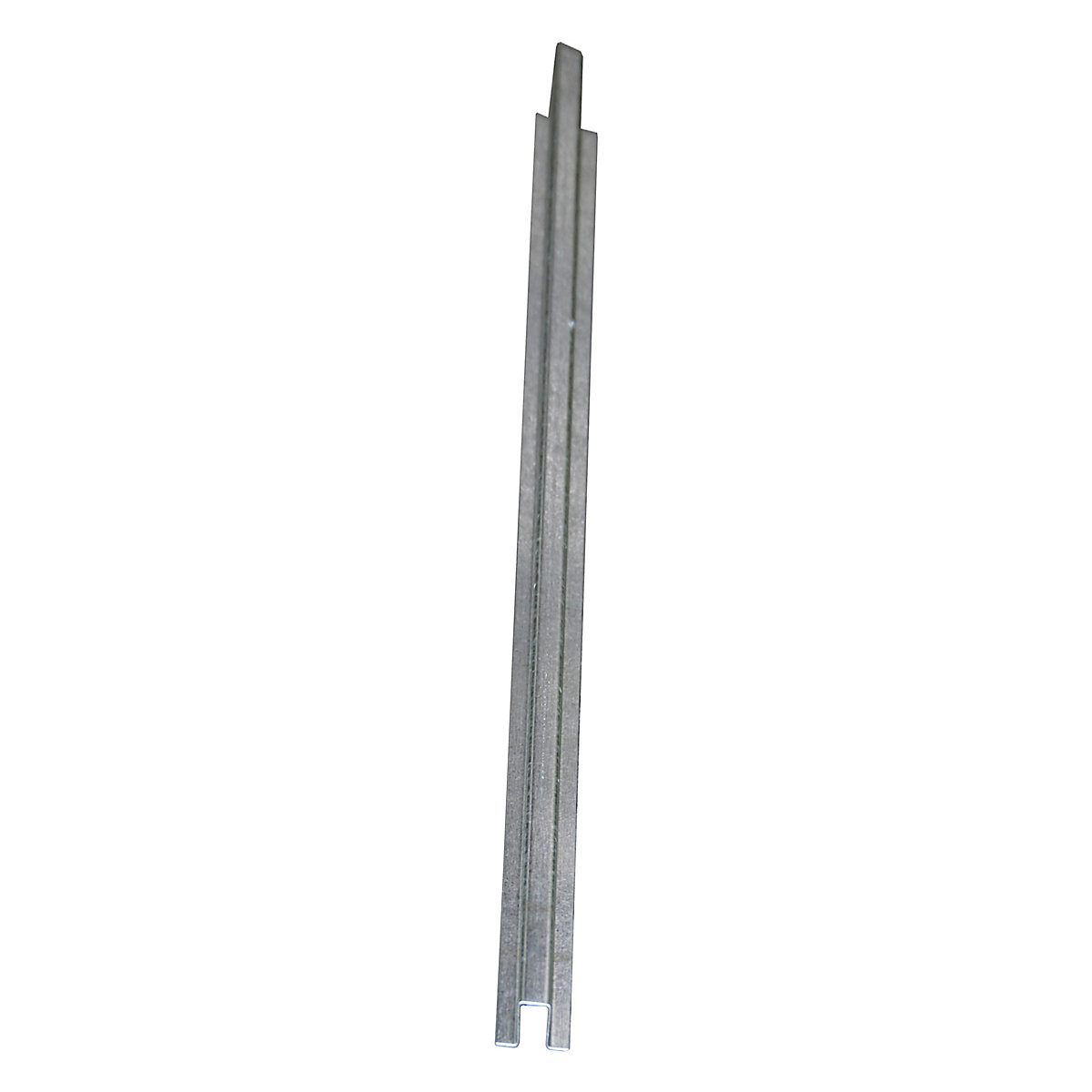 Raccordo per vasche piatte in acciaio – eurokraft pro, larghezza 55 mm, con zincatura, lunghezza 2850 mm-0