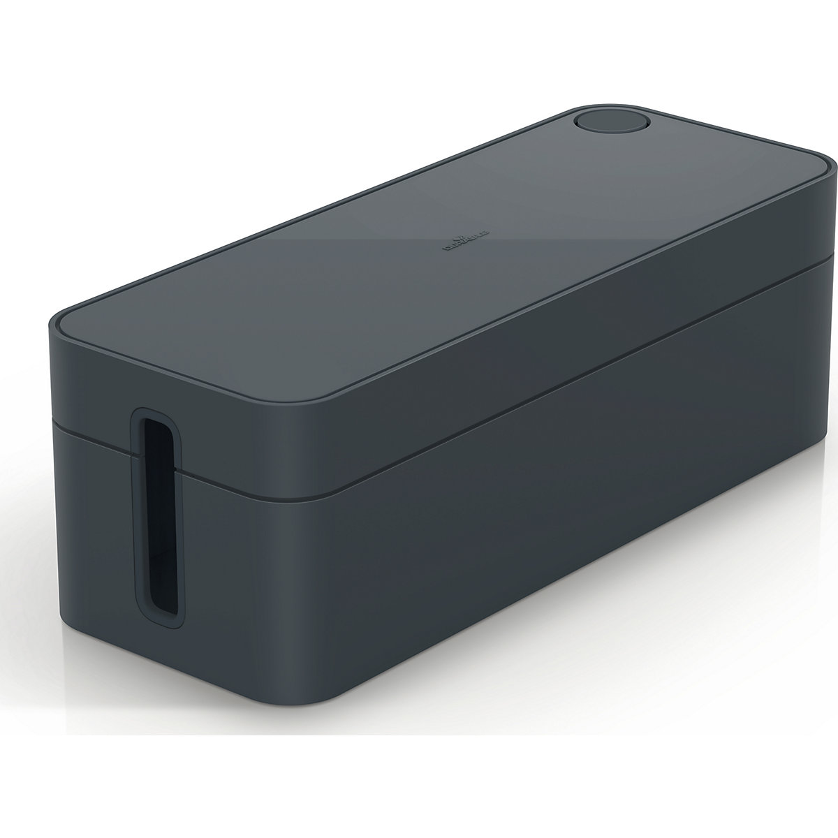 Scatola portacavi CAVOLINE® BOX L – DURABLE, largh. x alt. x prof. 406 x 139 x 156 mm, conf. da 2 pz., grafite-0