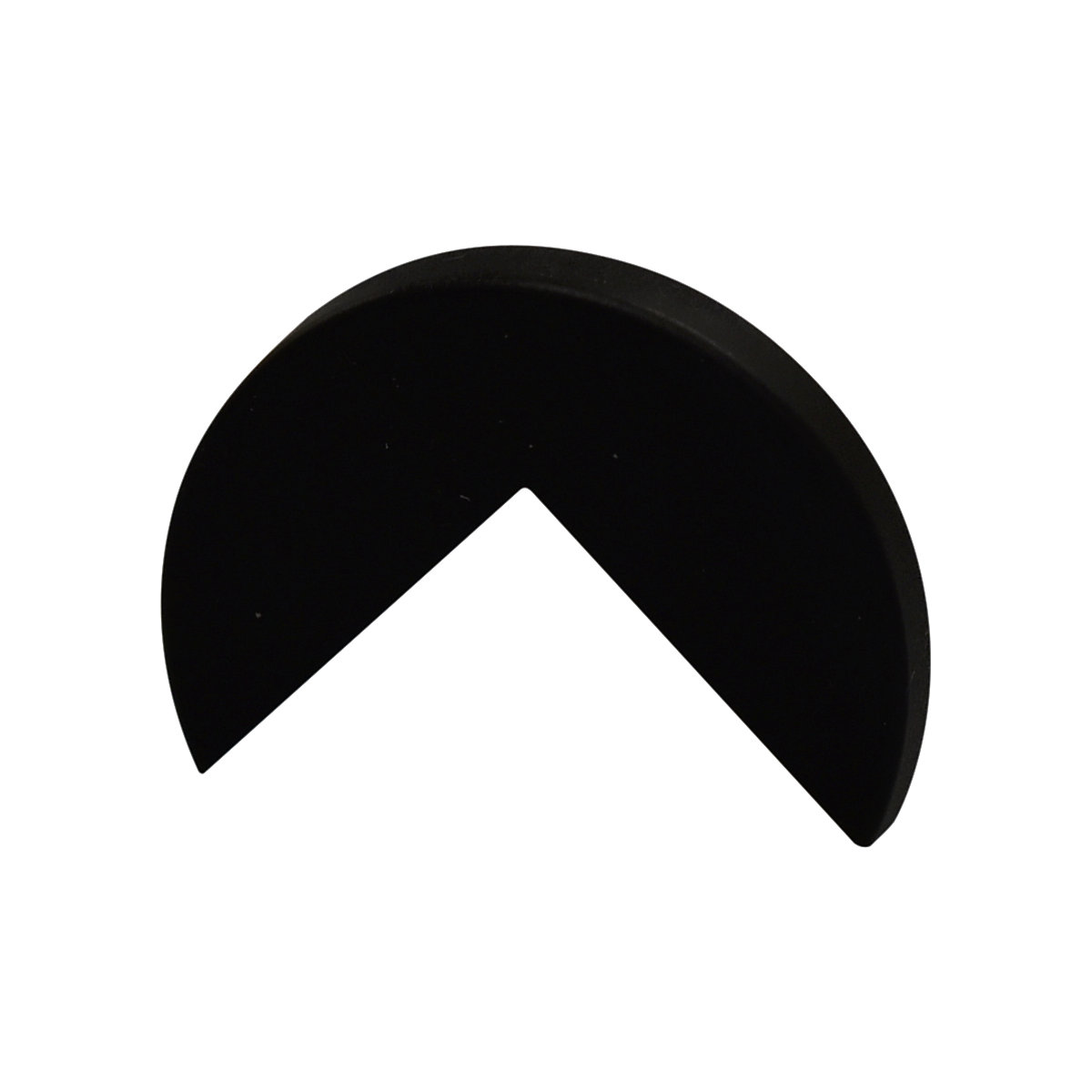 End cap, pack of 2 – SHG, for Knuffi® corner protection type A, black-0