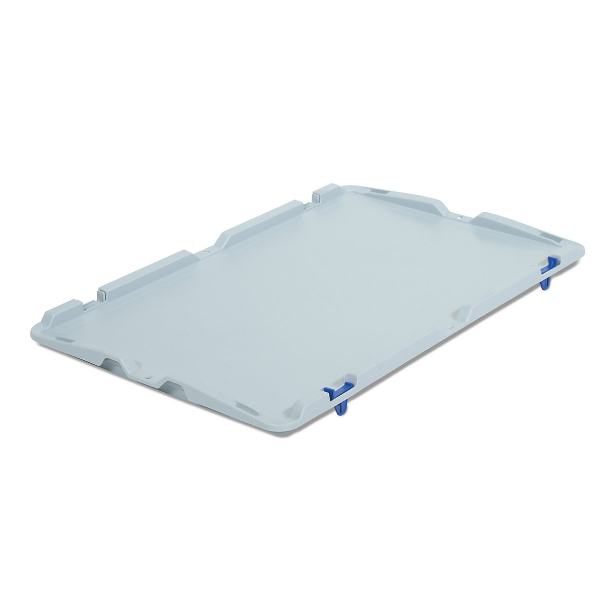 Hinged lid, with clip-on hinges, for LxW 600 x 400 mm, pack of 2-0