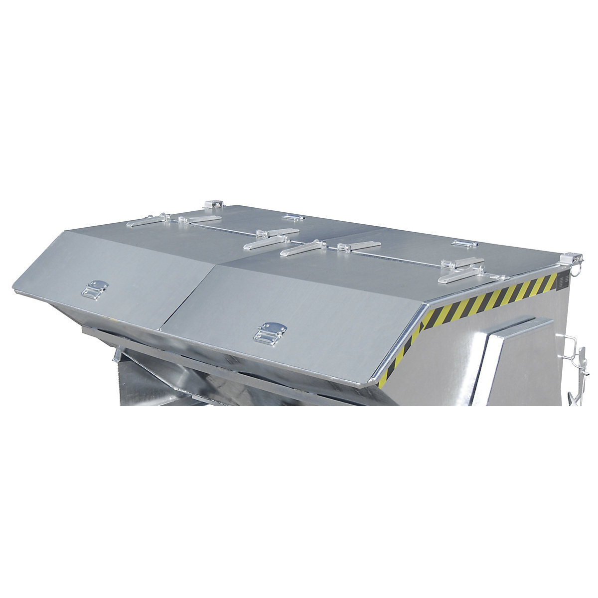 Hinged lid, zinc plated – eurokraft pro