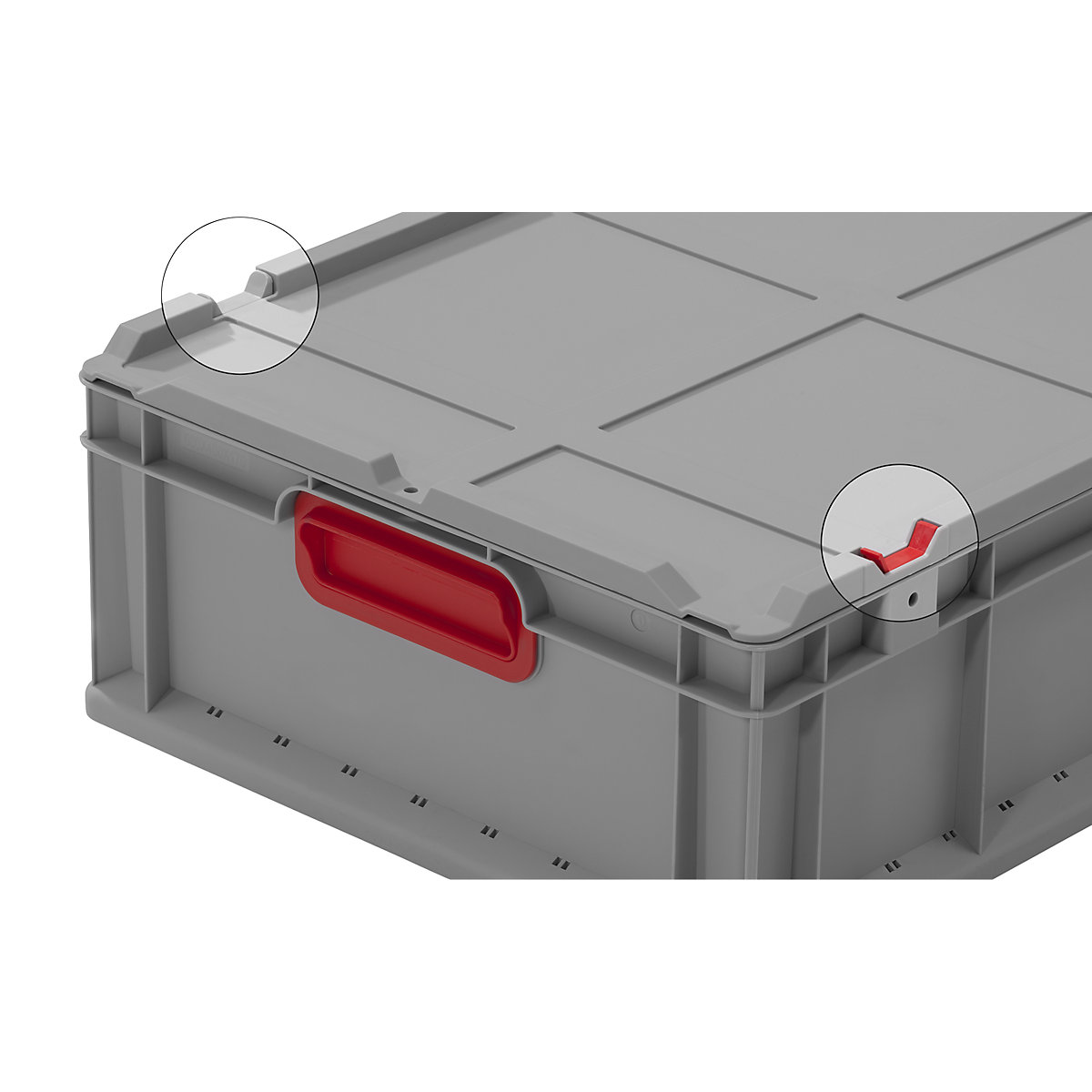 Hinged lock set