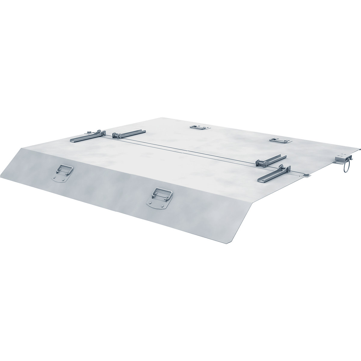Lid for MINI tilting skips for metal swarf – eurokraft pro