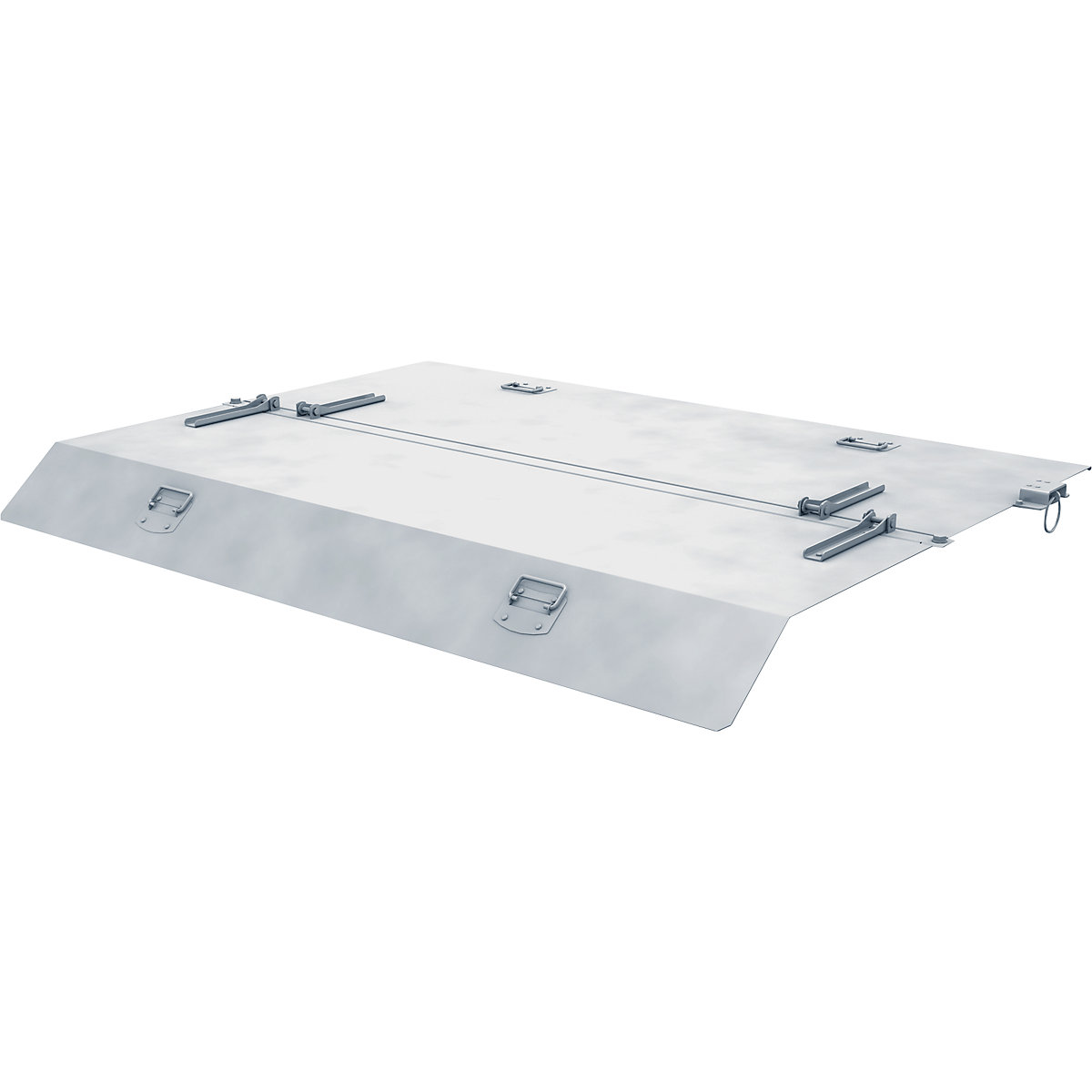Lid for MINI tilting skips for metal swarf – eurokraft pro