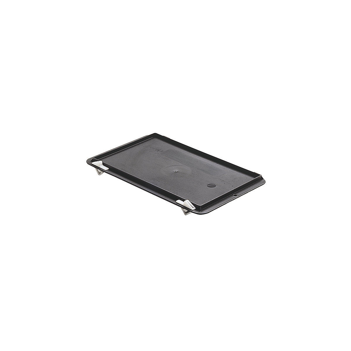 Locking lid, for LxW 300 x 200 mm, black, pack of 5-0