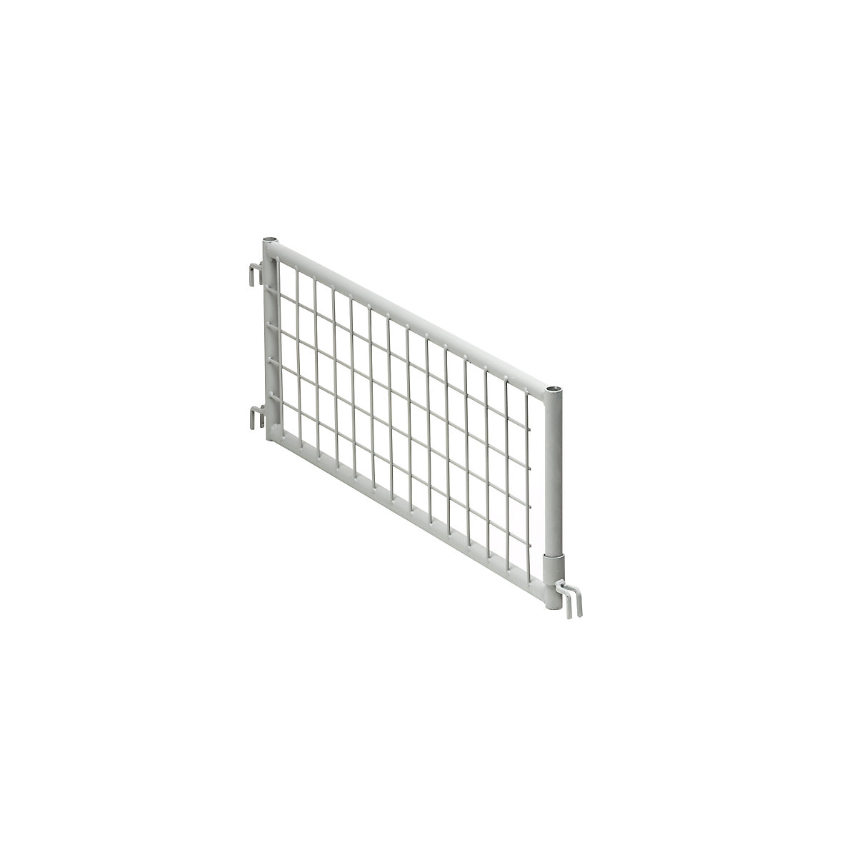 Mesh partition, for industrial mesh pallets, low profile, stone grey RAL 7030-0
