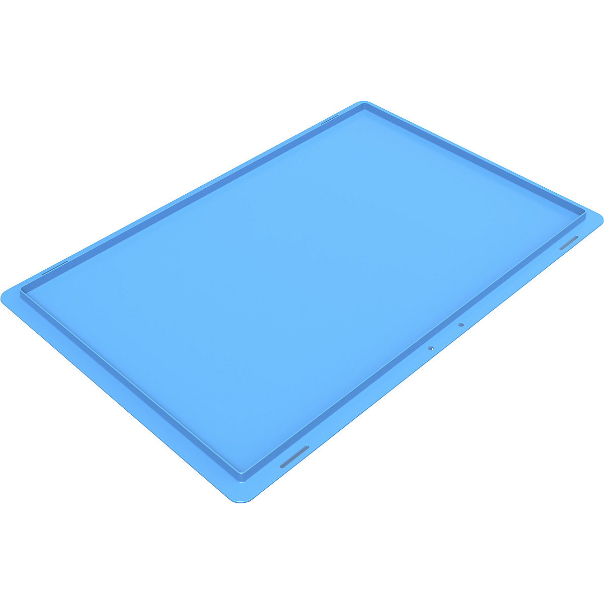 Push-on lid for collapsible container, blue (Product illustration 2)-1