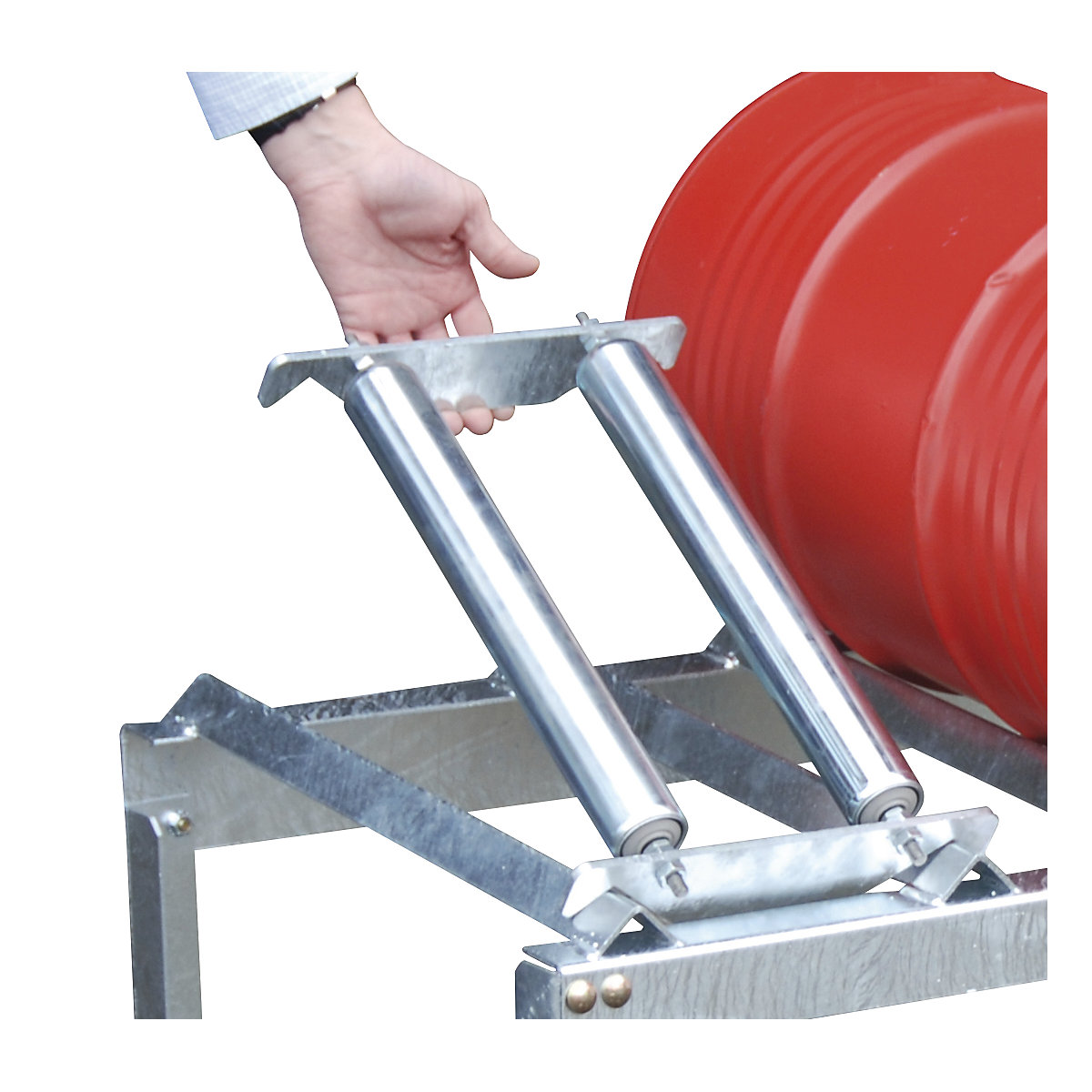 Roller supports for drum stand - eurokraft pro