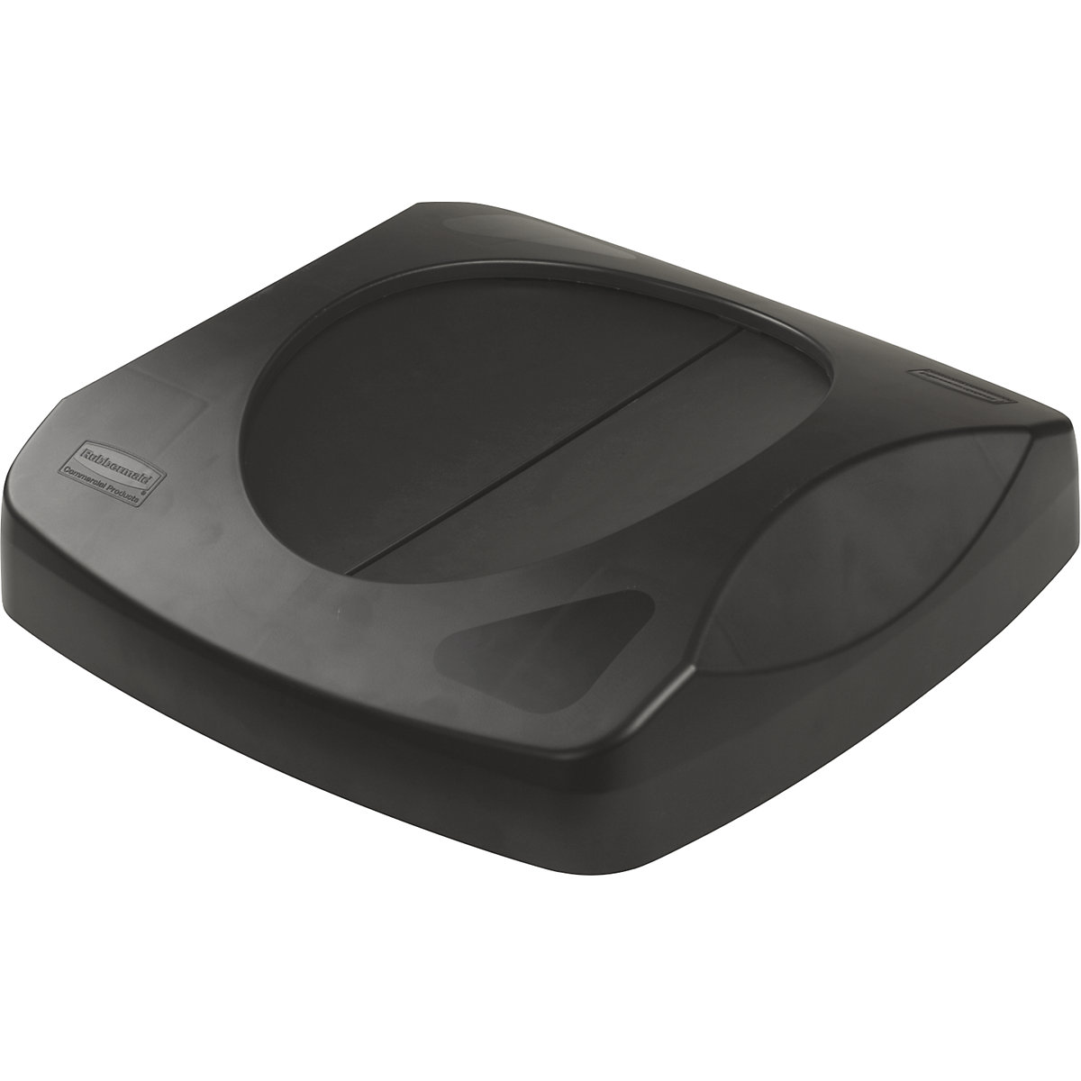 Swing lid – Rubbermaid, quiet operation, plastic, HxLxW 101 x 406 x 406 mm-0