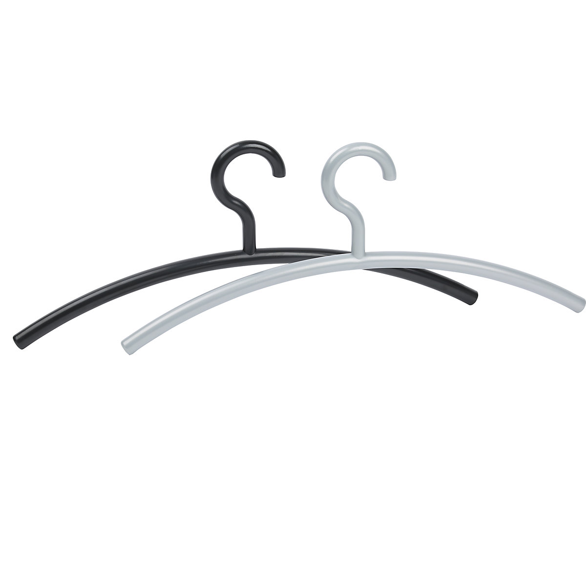 Plastic coat hanger (Product illustration 2)-1