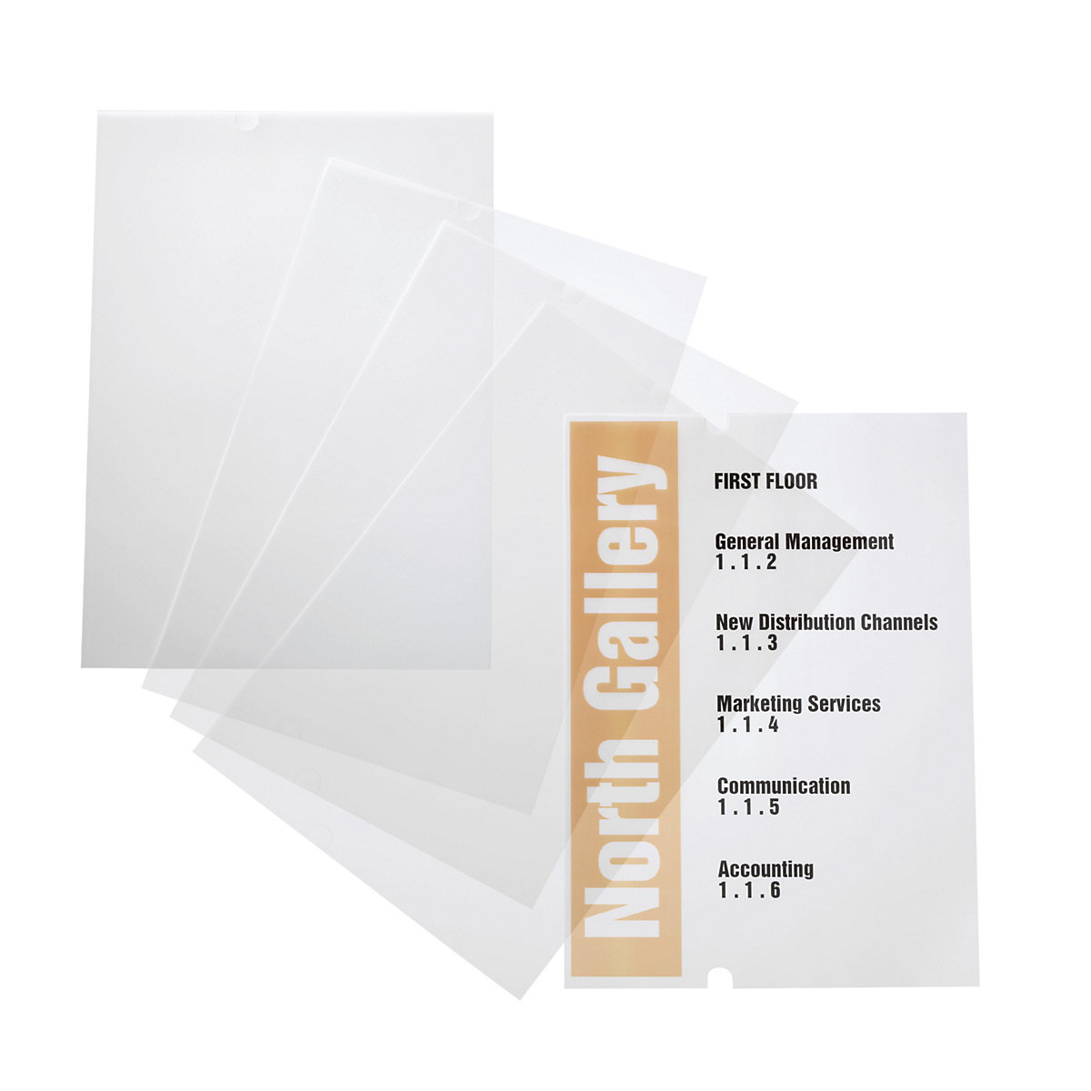 Replacement films for CRYSTAL SIGN - DURABLE