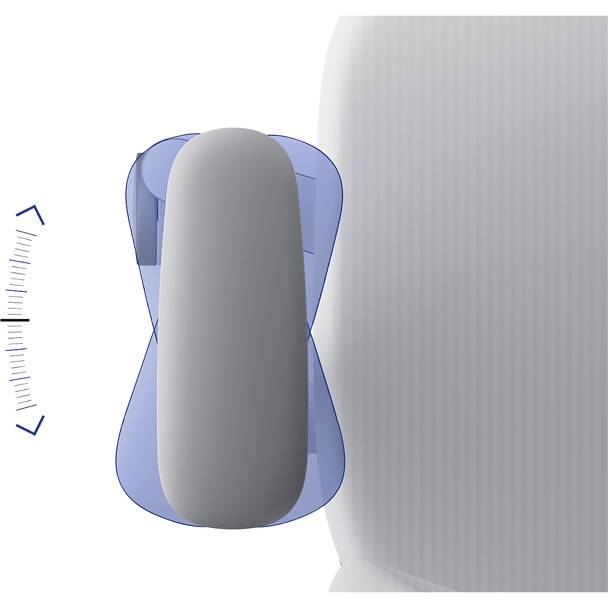 Texon cleanroom multifunctional arm rests – bimos (Product illustration 3)-2