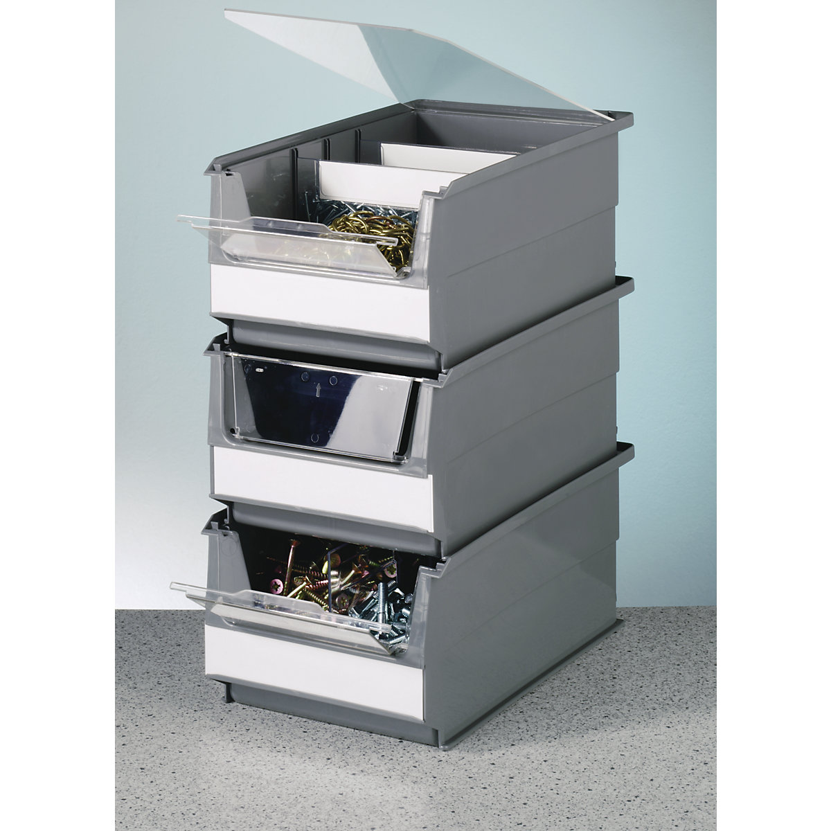 Labels for open fronted storage bin (Product illustration 3)-2