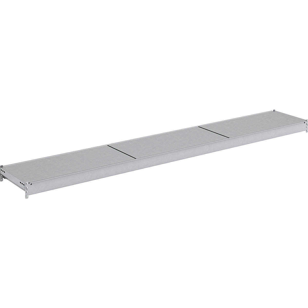Additional shelf level with steel shelves, zinc plated - hofe