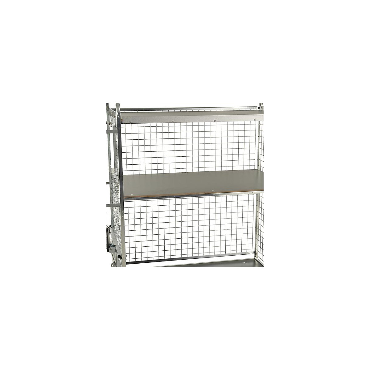 Rear mesh panel for modular trolley – Kongamek