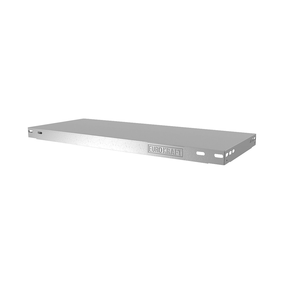 Shelf for boltless storage shelving unit