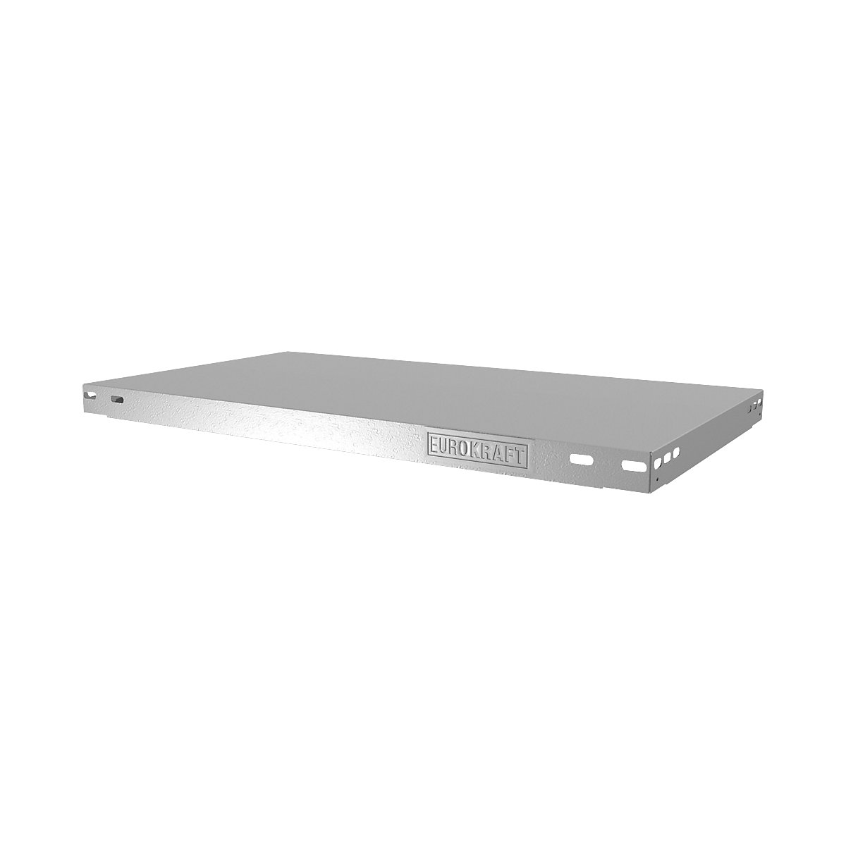 Shelf for boltless storage shelving unit