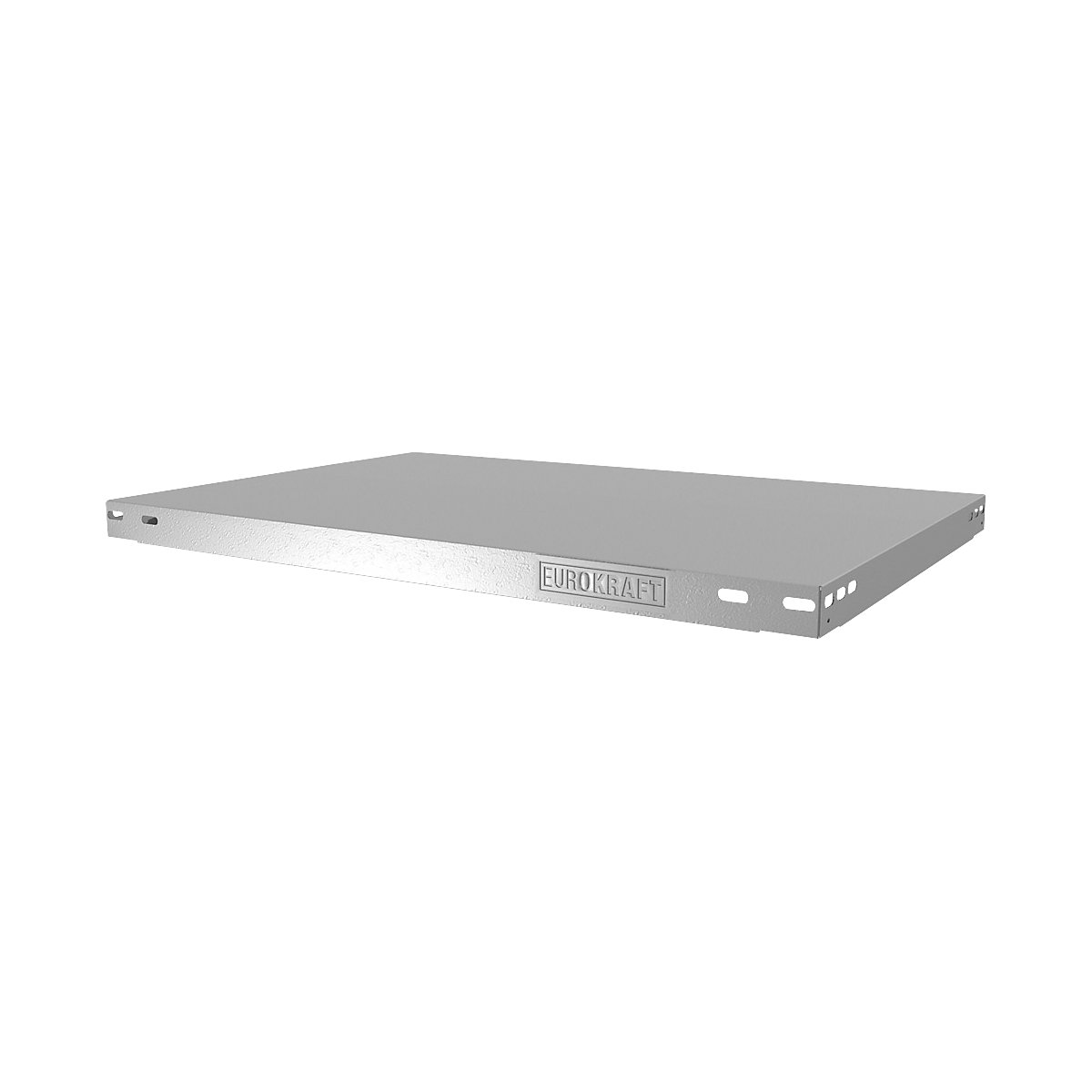 Shelf for boltless storage shelving unit