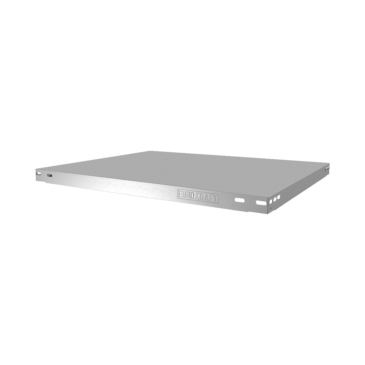 Shelf for boltless storage shelving unit