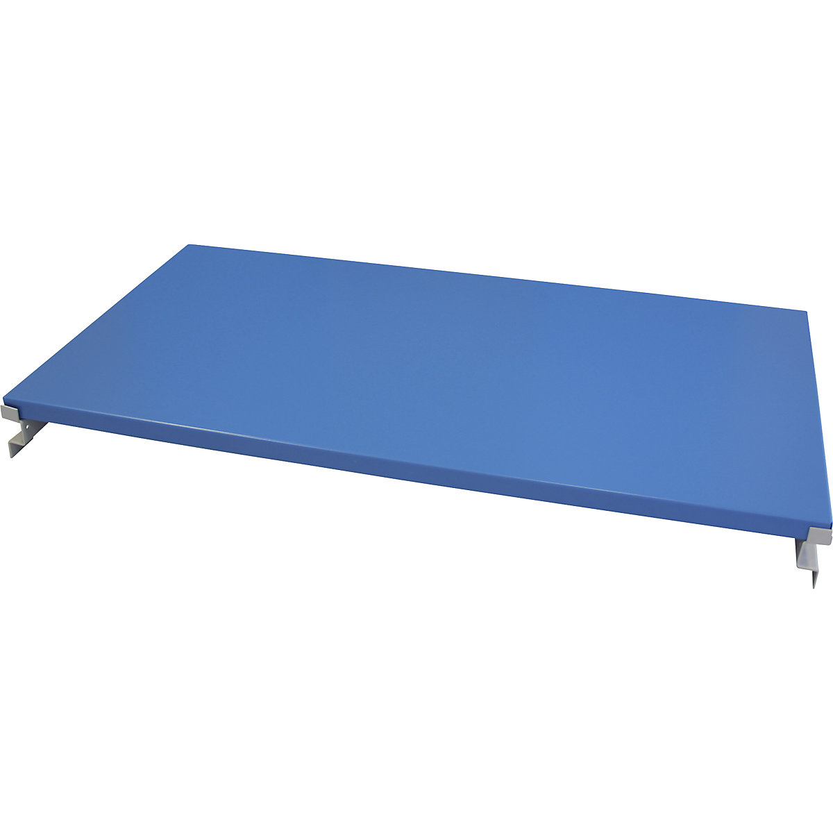 Shelf – eurokraft pro, LxWxH 870 x 440 x 25 mm, light blue, max. load 80 kg-0