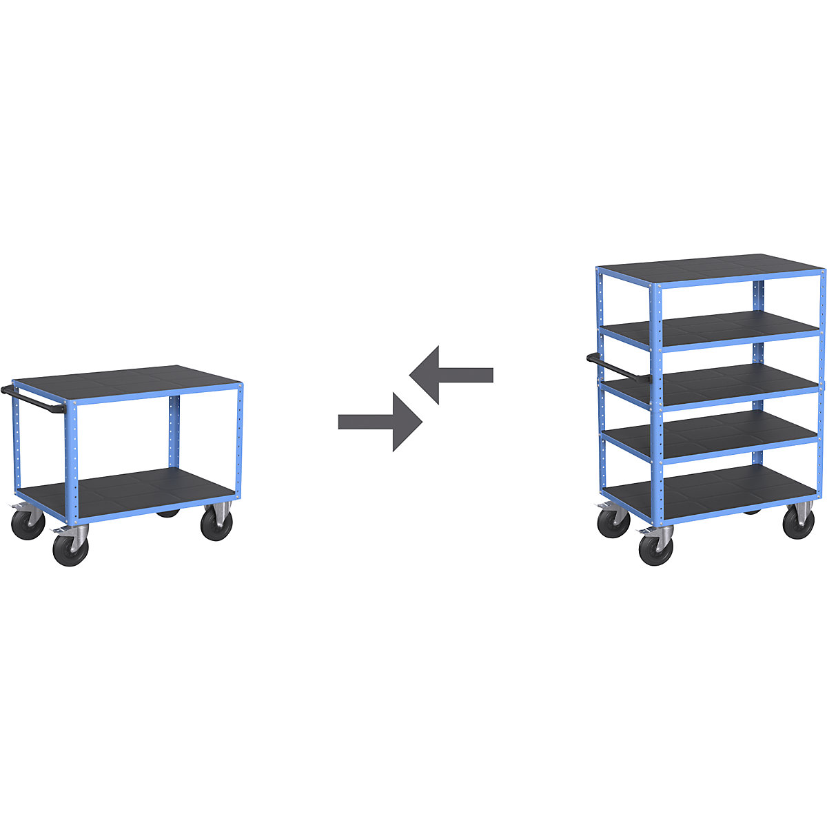 CustomLine additional shelf – eurokraft pro (Product illustration 5)-4