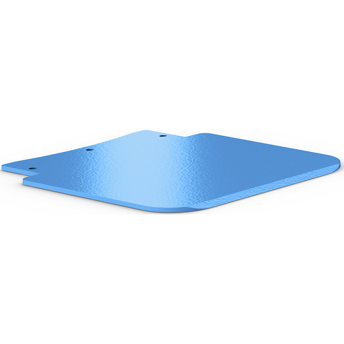 EUROKRAFTpro – Sack truck, footplate, WxD 280 x 250 mm, light blue RAL 5012