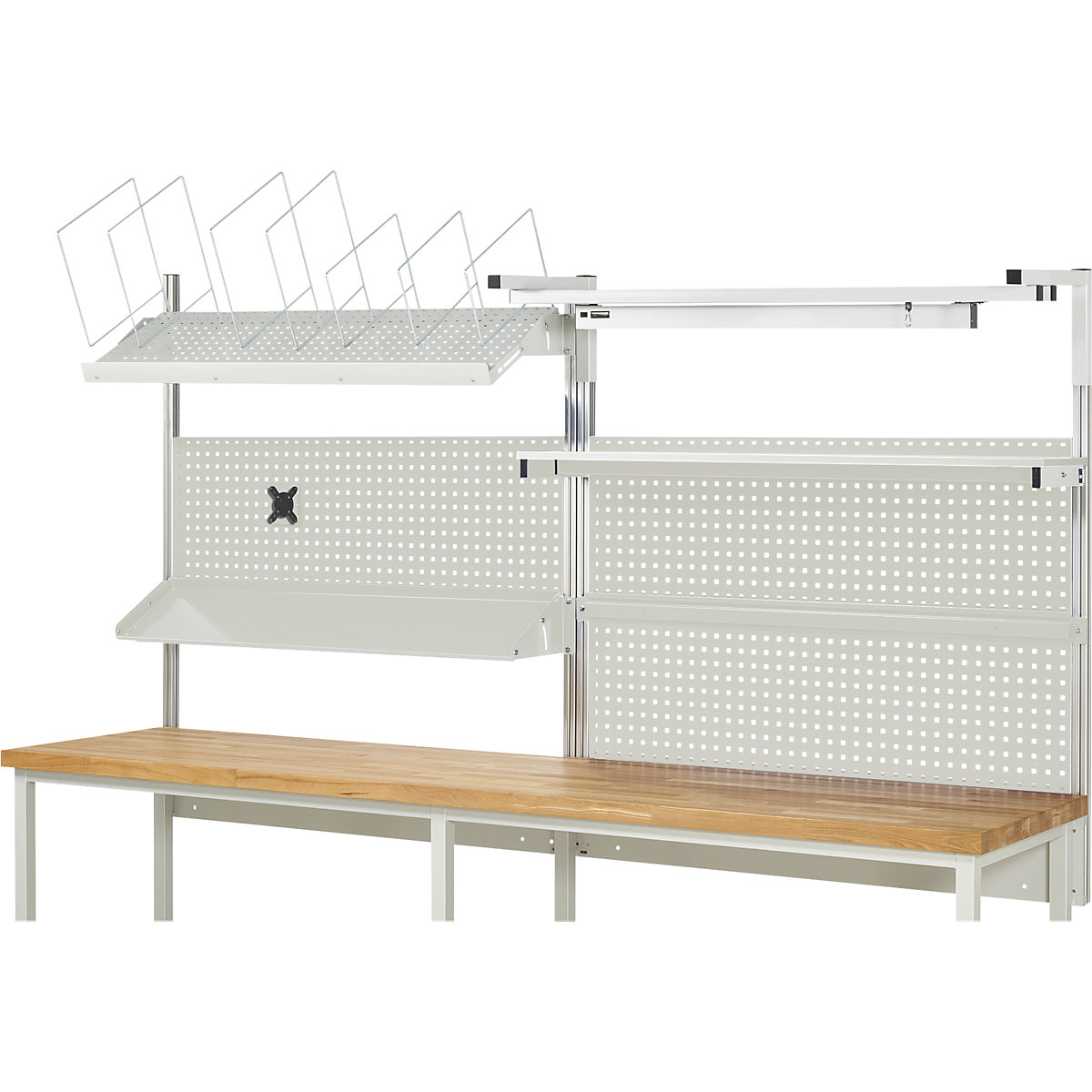 Complete modular system set 6 – RAU, for workbench, width 3000 mm-0