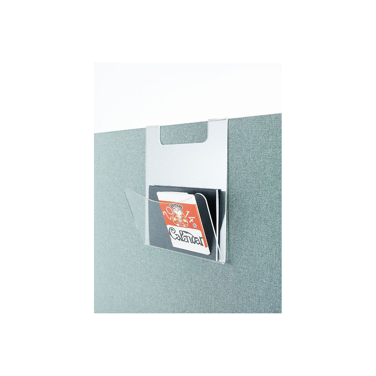 Document holder for acoustic partition
