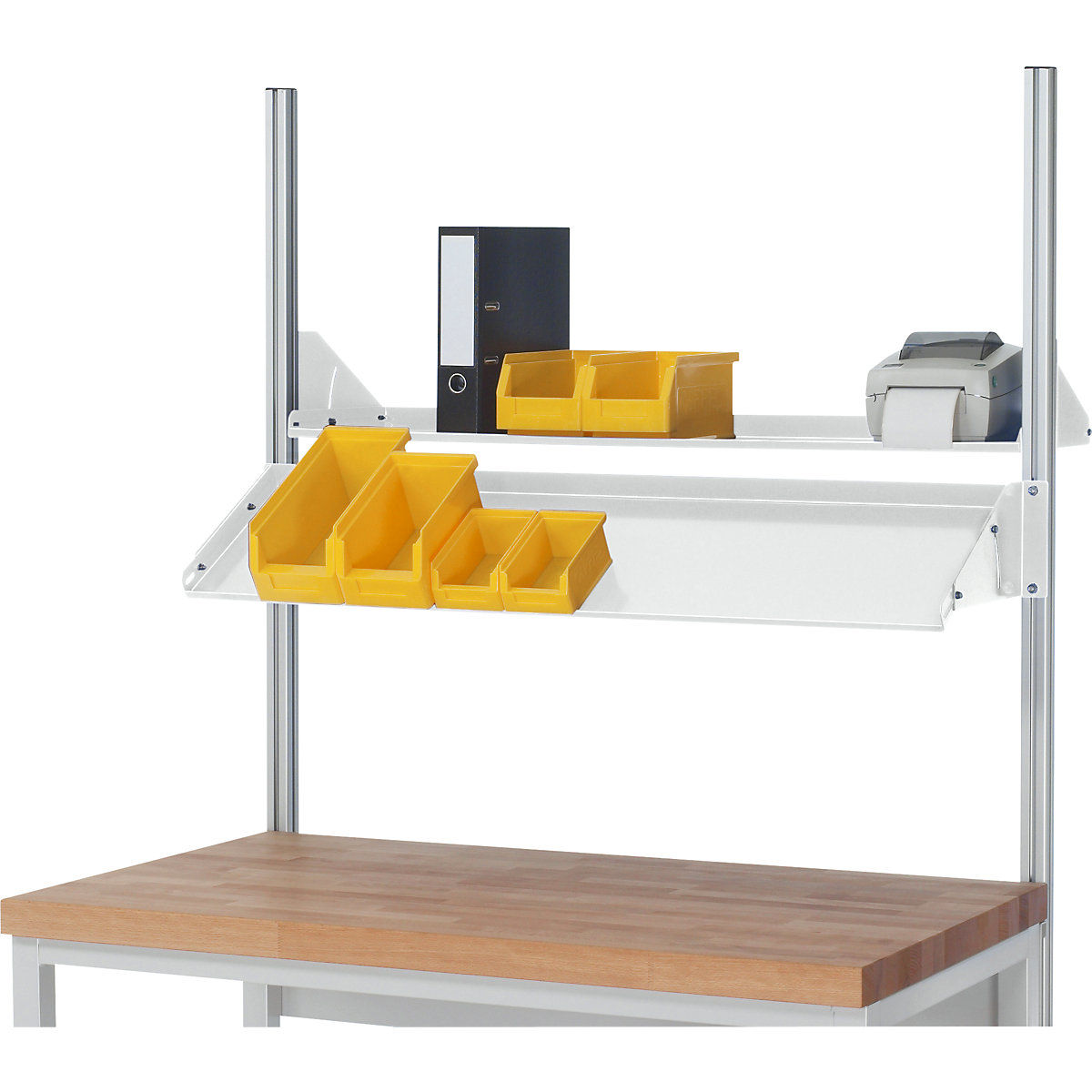 Metal shelf, inclined – RAU (Product illustration 2)-1
