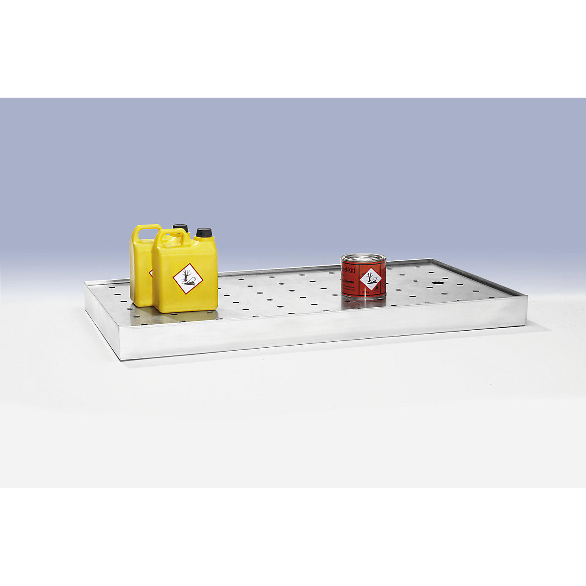Perforated metal cover for tray shelf - eurokraft pro