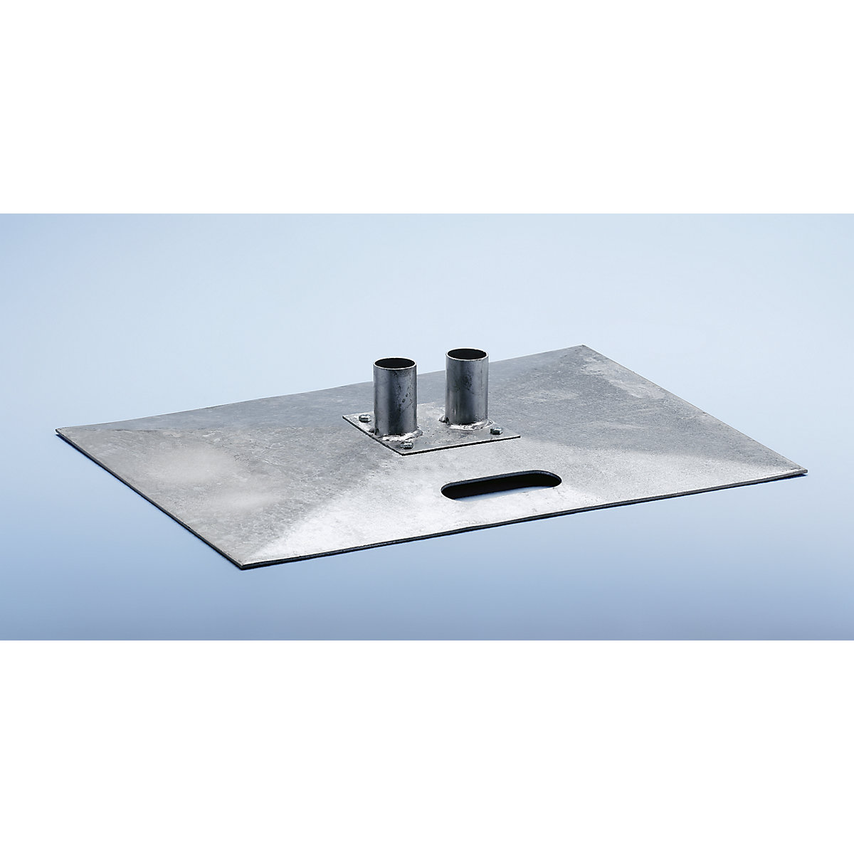 Steel footplate, zinc plated (Product illustration 2)-1