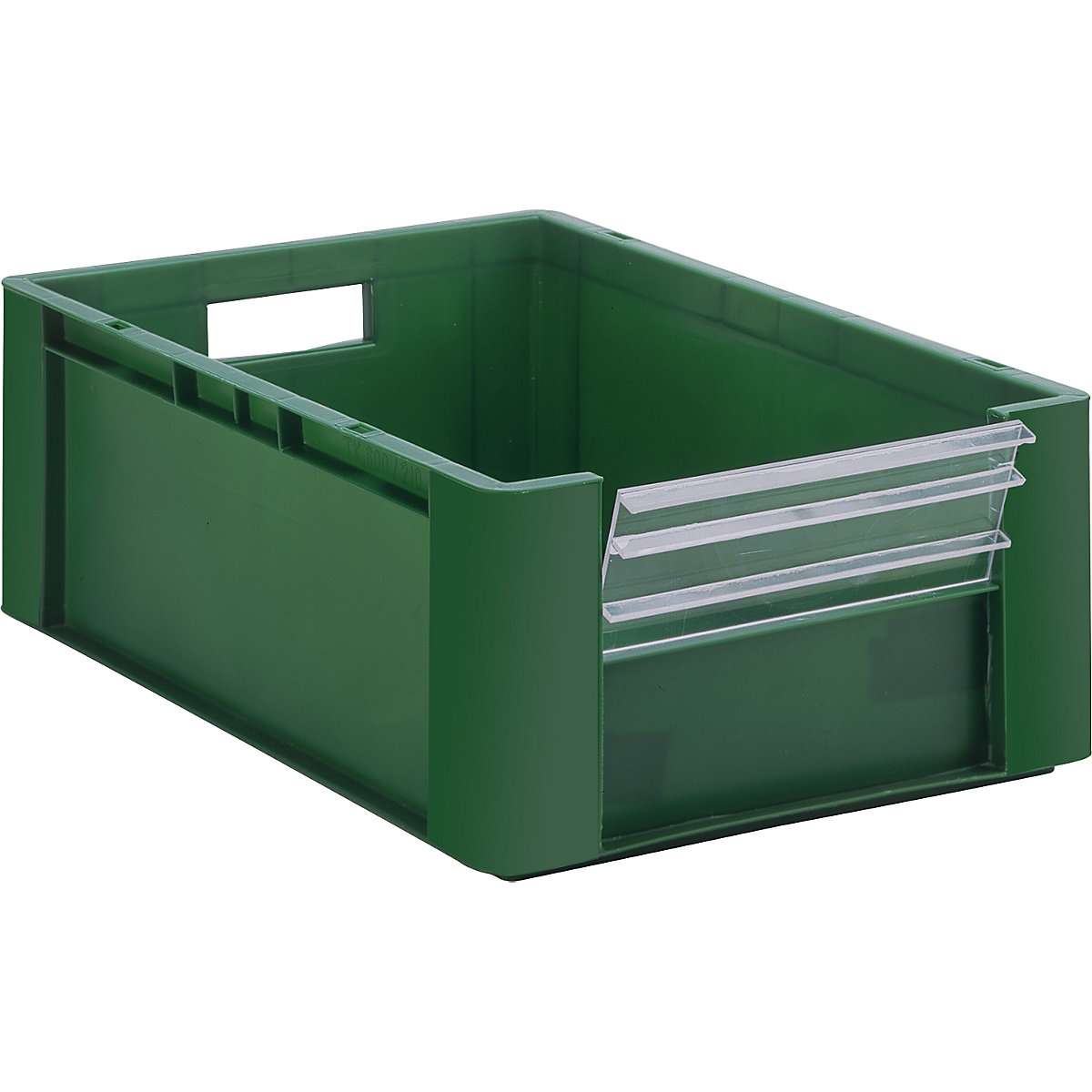 Transparent flap for open fronted storage bin (Product illustration 2)-1