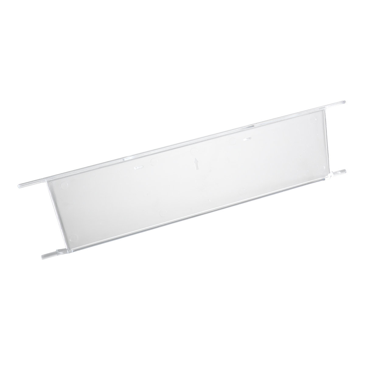 Transparent front panel, for open fronted storage bin, pack of 10, capacity 2.6 l-0