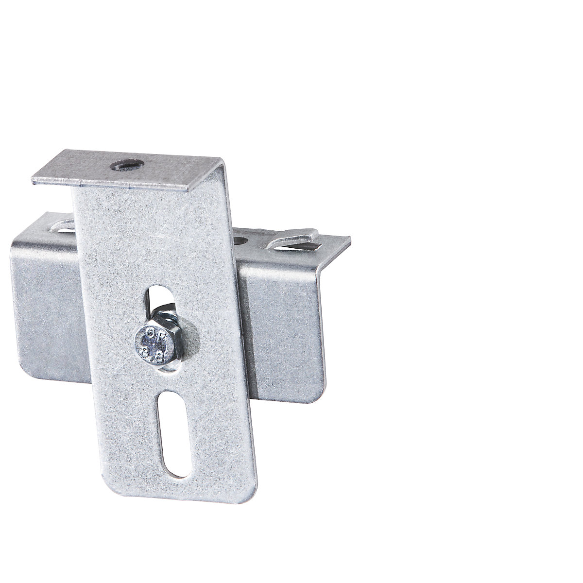 Wall fastener, zinc plated – eurokraft pro, pack of 2, bolts and plugs not included-0