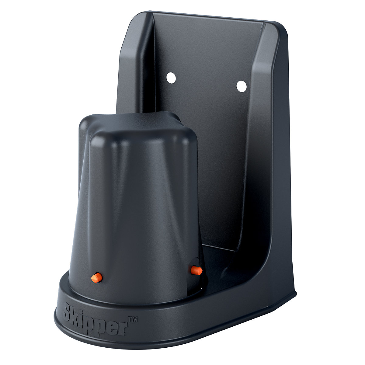 Wall mounting bracket – Skipper, for tape barrier, black-0