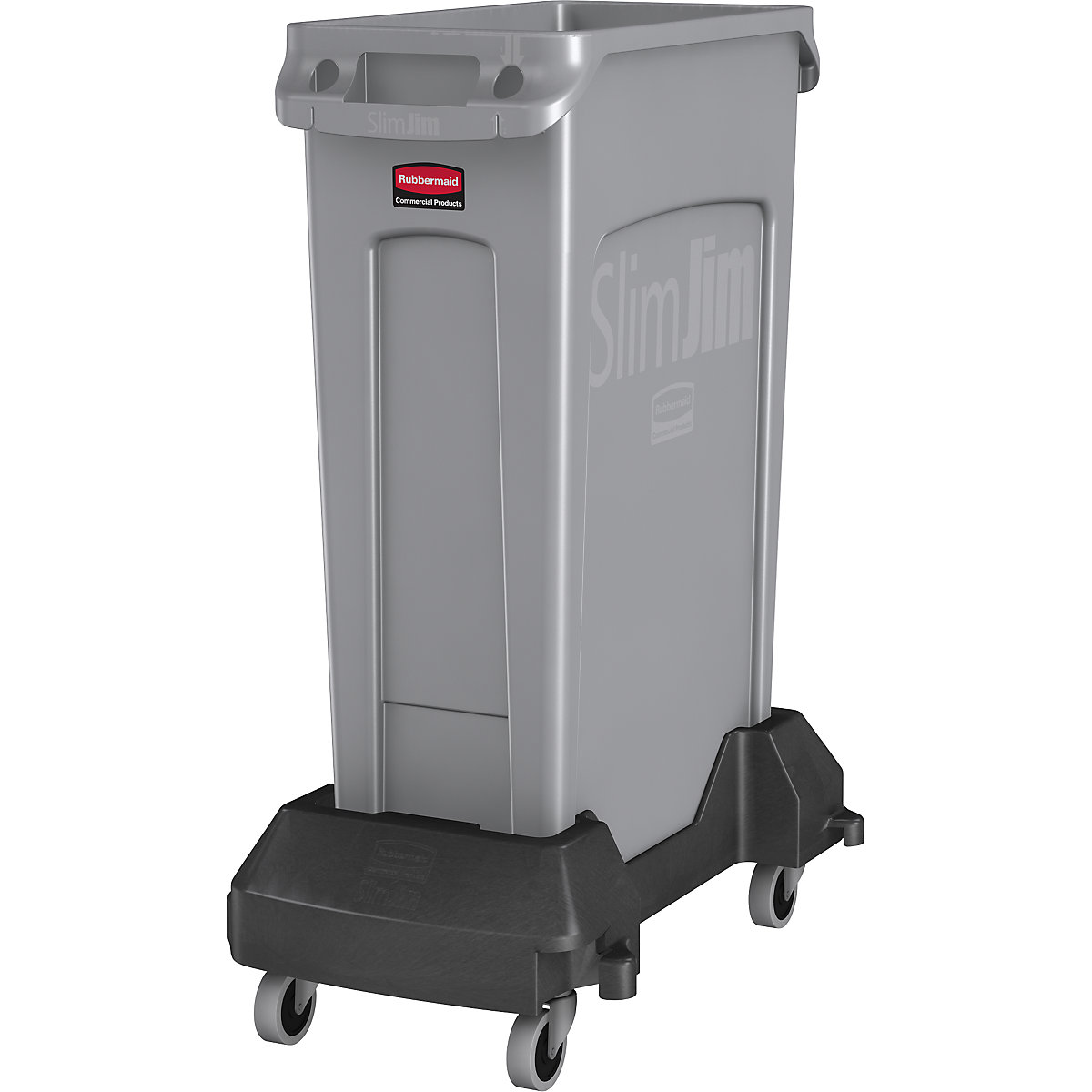 Wheeled base for SLIM-JIM® container – Rubbermaid (Product illustration 3)-2