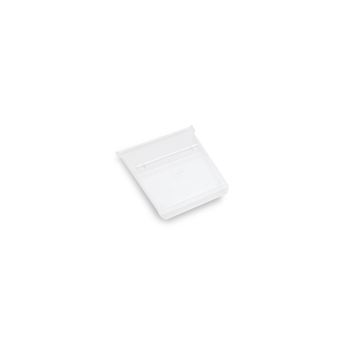 Divisória transversal para caixa para estante – STEMO, transparente, para LxA 90x95 mm, embalagem com 50 unidades-0