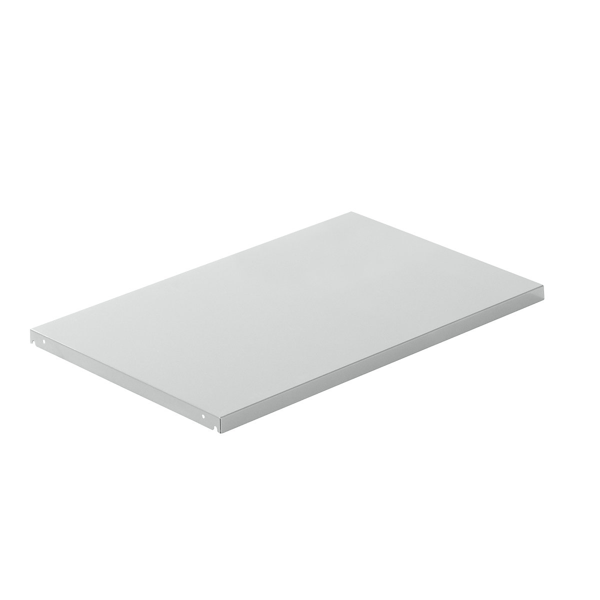 Prateleira frontal em chapa de aço – LISTA, LxP 1290 x 860 mm, carga por prateleira 200 kg, cinzento claro-0